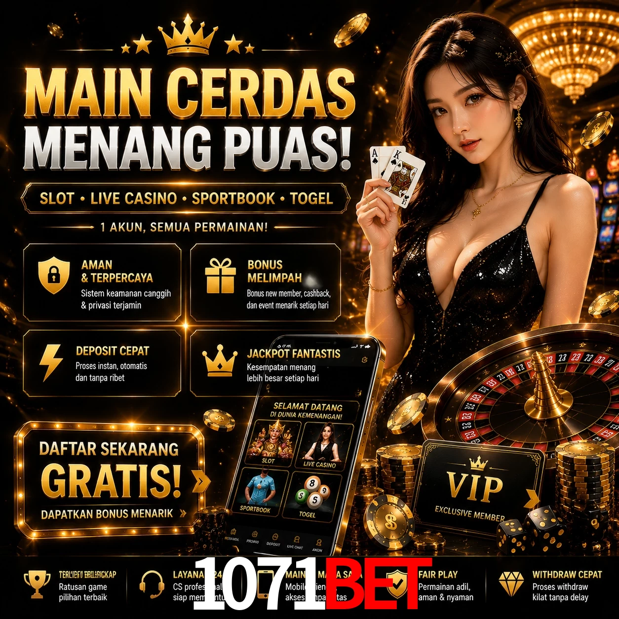 Slots no app 1071bet mobile